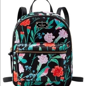 Kate Spade Floral Hummingbird Bradley Backpack